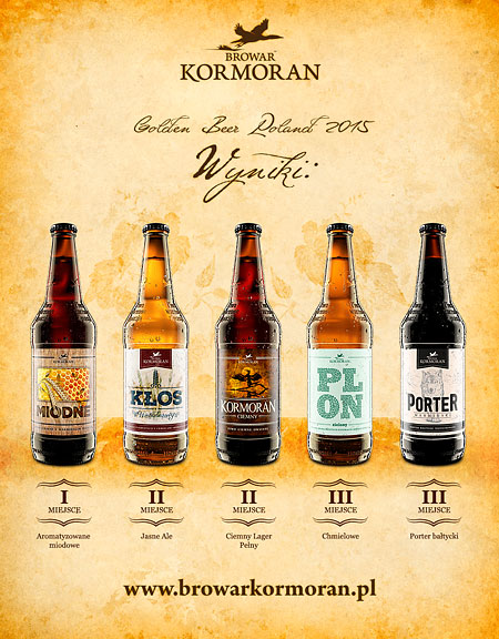 Nagrody Browar Kormoran - Golden Beer Poland 2015