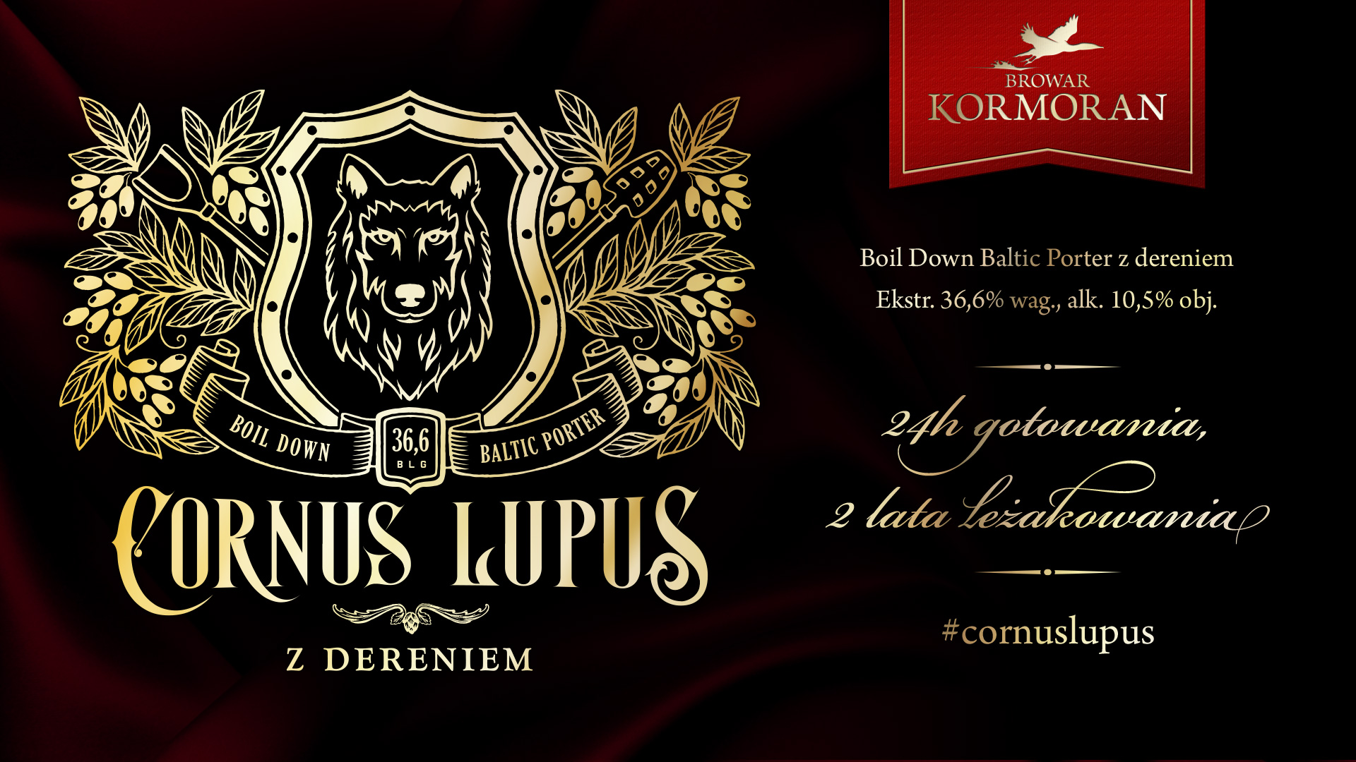 Cornus Lupus - Boil Down Baltic Porter z dereniem